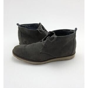 Mens Odin New York Gray Chukka Leather Lace Up Dress Boots F16855676 Size 12